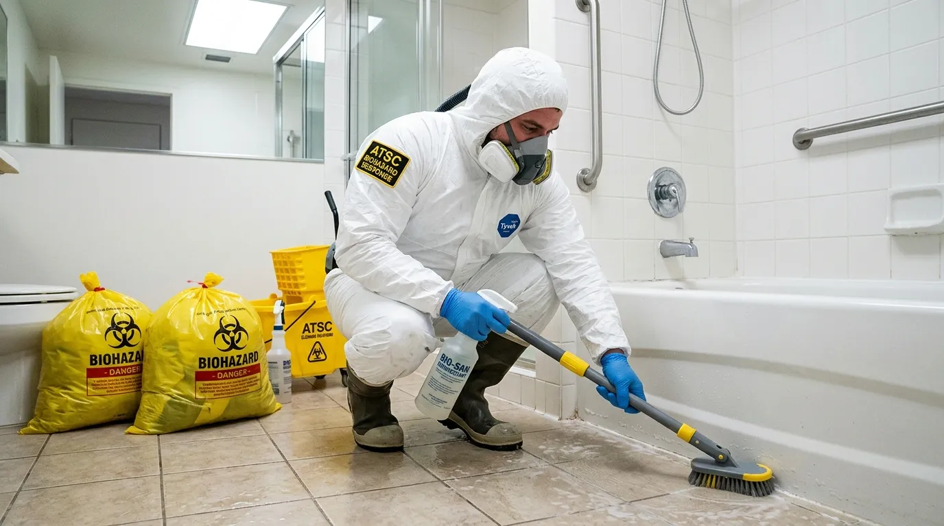 Decontamination equipment deployed for Blood Cleanup in Scotch Plains